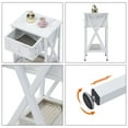 thumbnail image 5 of VECELO 3-Piece Bedroom Sets Upholstered Bed Frame and 2 Nightstand, 5 of 9