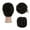 Black Brown, variant on Claw Clip Messy Hair Bun Scrunchie - Wavy Curly Chignon Hair Extensions for Women and Girls