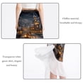 thumbnail image 2 of Christmas Stylish Chiffon Summer Dress for Women - Lightweight Beach Dresses with Polyester Straps, 2 of 6