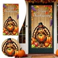 thumbnail image 1 of Thanksgiving Door Cover Hanging Tapestry for Festive Autumn Welcome Sign Wreath Replacement, 1 of 6