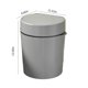 thumbnail image 3 of ¡Precios Locos!, Contenedor de basura de plástico con tapa a presión, blanco, beige, gris, cubo de basura de plástico, papelera para el hogar, la cocina, el baño, el garaje Akmoler, 3 of 9