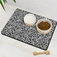 thumbnail image 3 of Dog Food Mat 16x24 Inch with Polka Dot Leopard Print, Durable Absorbent Waterproof Pet Feeding Mat, Non-Slip, Quick Dry, Easy Clean Featuring Cute Cartoon Spots, 3 of 7