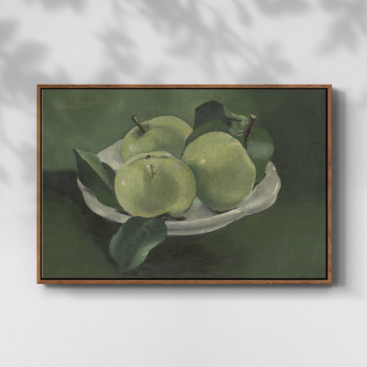 Vintage Botanical Print-LXXXVII By Wexford Home Framed in Walnut Wood Gallery Wrapped Canvas 27 in. x 41 in.