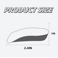 thumbnail image 2 of Black Orthopedic High Pads,1In Durable Arch Support Height Increase Insoles,Height Increase Insoles for Men & Women(1 Pair), 2 of 6