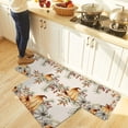 thumbnail image 5 of Kitchen Rug Mat Vintage Pumpkin Fall, Set of 2, Anti-Fatigue Non-Skid Washable Kitchen Runner Rugs, Leaves Soft Comfort Rug for Kitchen, Floor Home, Front of Sink, Laundry, 5 of 6