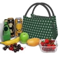 thumbnail image 3 of Disketp Green Buffalo Plaid Merry Christmas Insulated Bags, Insulated Cooler Bag Totes for Lunch Beach Camping, 3 of 6