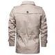 thumbnail image 5 of Chaqueta cortavientos con cremallera para hombre, informal, de color sólido, para otoño e invierno Pompotops  oipoqjl11131, 5 of 5
