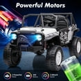thumbnail image 3 of Roromall Ride On Truck Car, 24V Electric Kids Car with Remote Control, Spring Suspension, USB, Music, Led Lights, Ride On Toy for Boys Girls, 3 of 7