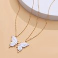 thumbnail image 3 of Collares con colgante de mariposa para mujer y niña, regalo especial para madre e hija, gargantillas de cadena fina para hermana y amiga, 1 par, 3 of 4