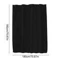 thumbnail image 3 of Solid Color Shower Curtain Bathroom Partition with Water Resistant Material and Hooks Included for Toilet Shower Stall Home Bath Decor Privacy Screen, 3 of 6