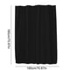 thumbnail image 3 of Cortina de ducha de color sólido 70,87 x 70,87 in – Mampara de baño de poliéster grueso impermeable, 12 ganchos incluidos, negro amarillo café verde azul púrpura, 3 of 6