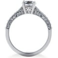 thumbnail image 3 of Pompeii 1/3 ct Diamond Angelica Vintage Engagement Ring Setting & Matching Wedding Band, 3 of 4