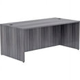 thumbnail image 3 of Lorell LLR69550 Weathered Charcoal L-Shaped Laminate Rectangular Desking, Charcoal Gray - 72 x 36 x 29.5 in., 3 of 7