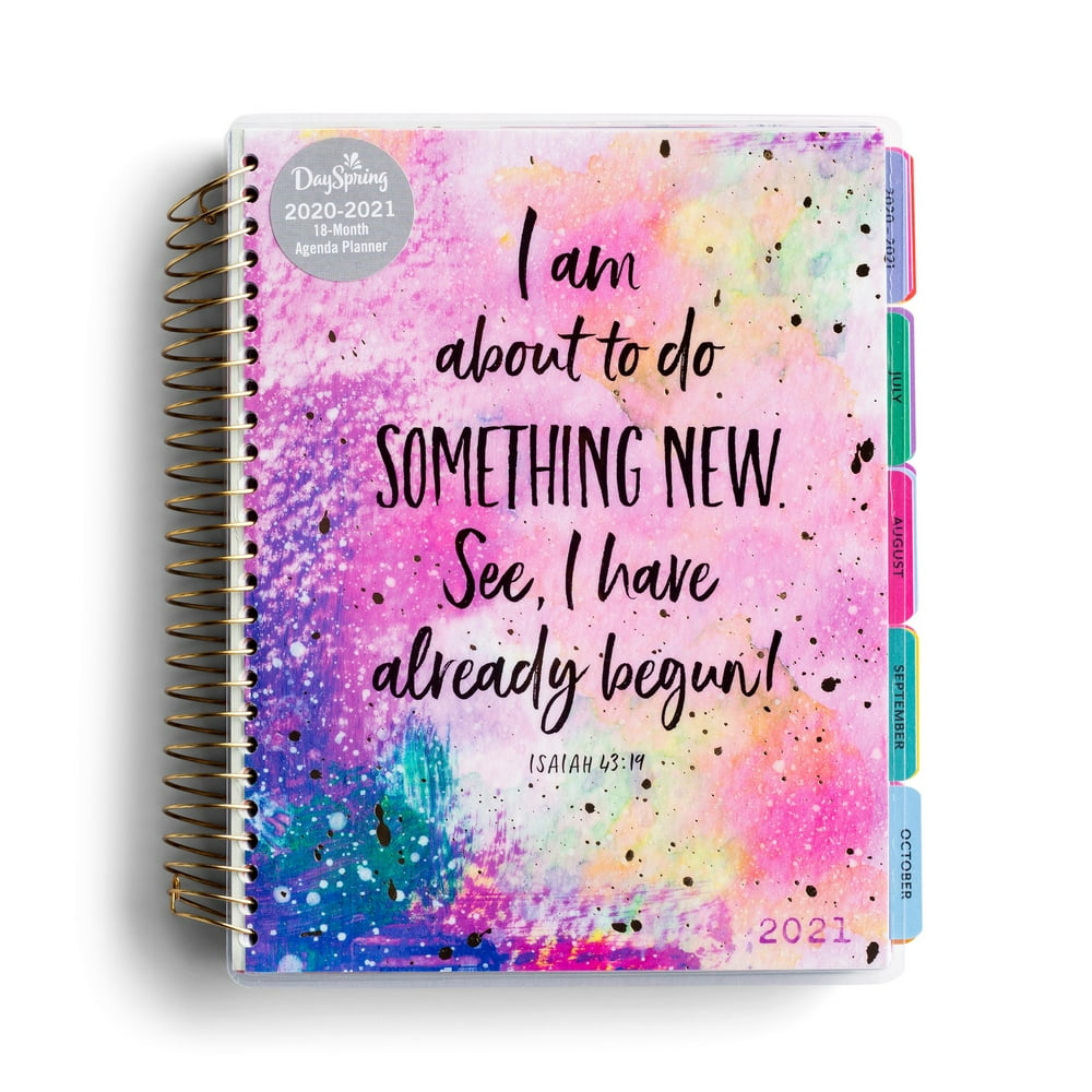 Dayspring something new 2020 2021 planner academic weekly