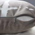 thumbnail image 4 of Gray Silver Pillow Case Super Soft Velvet Geometric Shape 2 Pillow Shams, 4 of 5