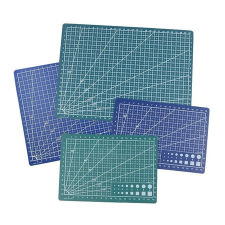 

ZHaobin PP Cutting Mat Workbench Patchwork Cut Pad Sewing Manual DIY Knife Engraving Leather Cutter Board Single Side Underlay (A3 Green)