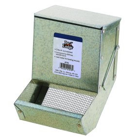 Miller Manufacturing 7 Galvanized Rabbit Feeder Walmart Com