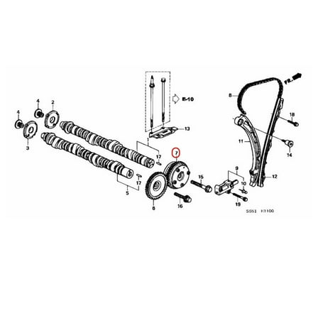Zyutaosan Vtc Actuator Intake Cam Gear For Honda K-Series K20A K24A Ep3 Dc5 Fd2 50°
