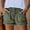 Z1 Green, variant on Women Ripped Jeans Short Summer Jeans High Waist Slim Hole Denim Shorts