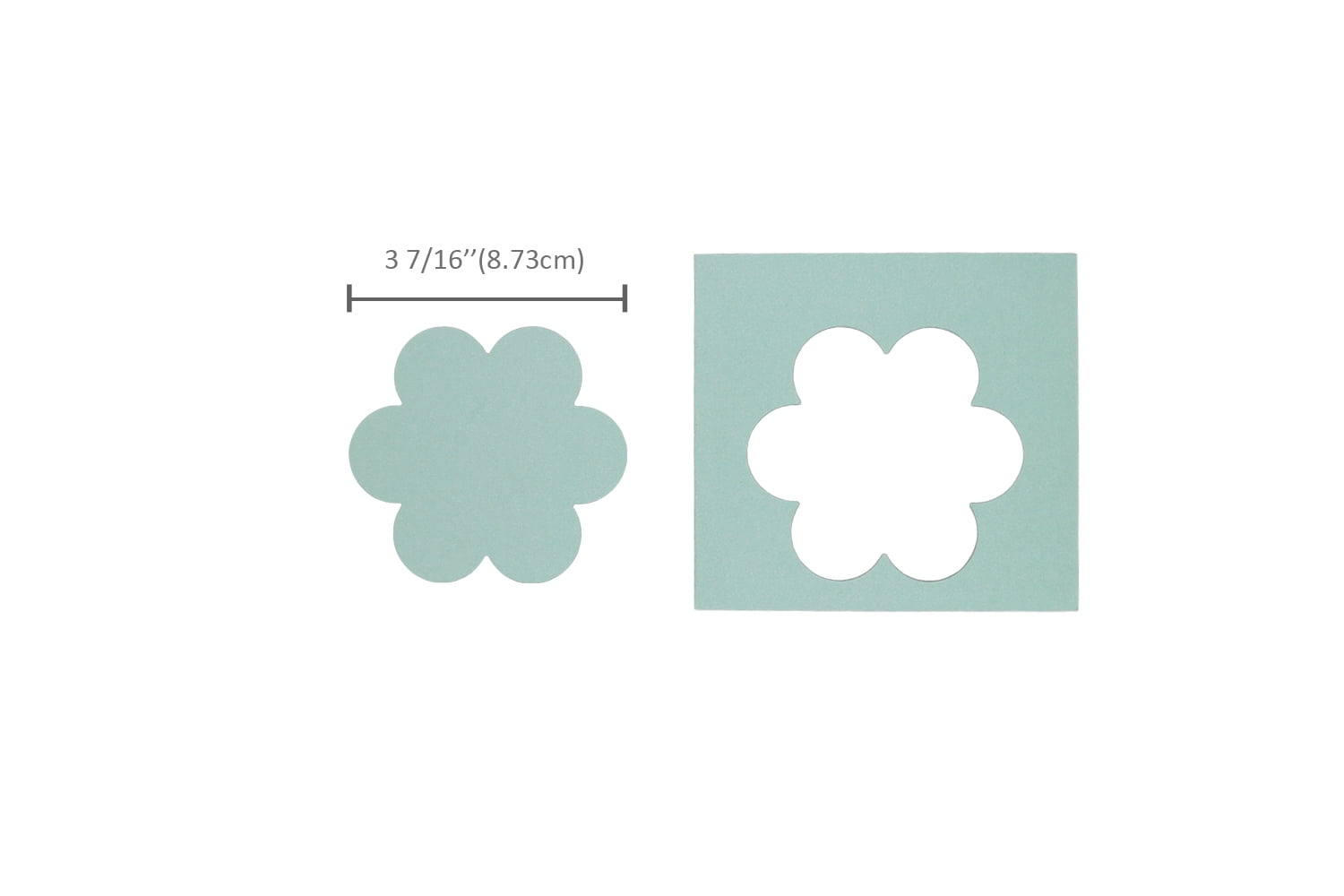 Bira Craft 3.5 inch Flower Lever Action Extra Large Craft Punch for Paper Crafting Scrapbooking ( 3.5" measured diagonally)