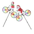 thumbnail image 5 of Gymnture 2 Bike Wind Xmas Garden Pinwheels - Random Pattern, 5 of 10