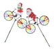 thumbnail image 3 of 2pcs Navidad jardín molino de viento muñeco de nieve Santa rueda viento Spinner patrón aleatorio, 3 of 6