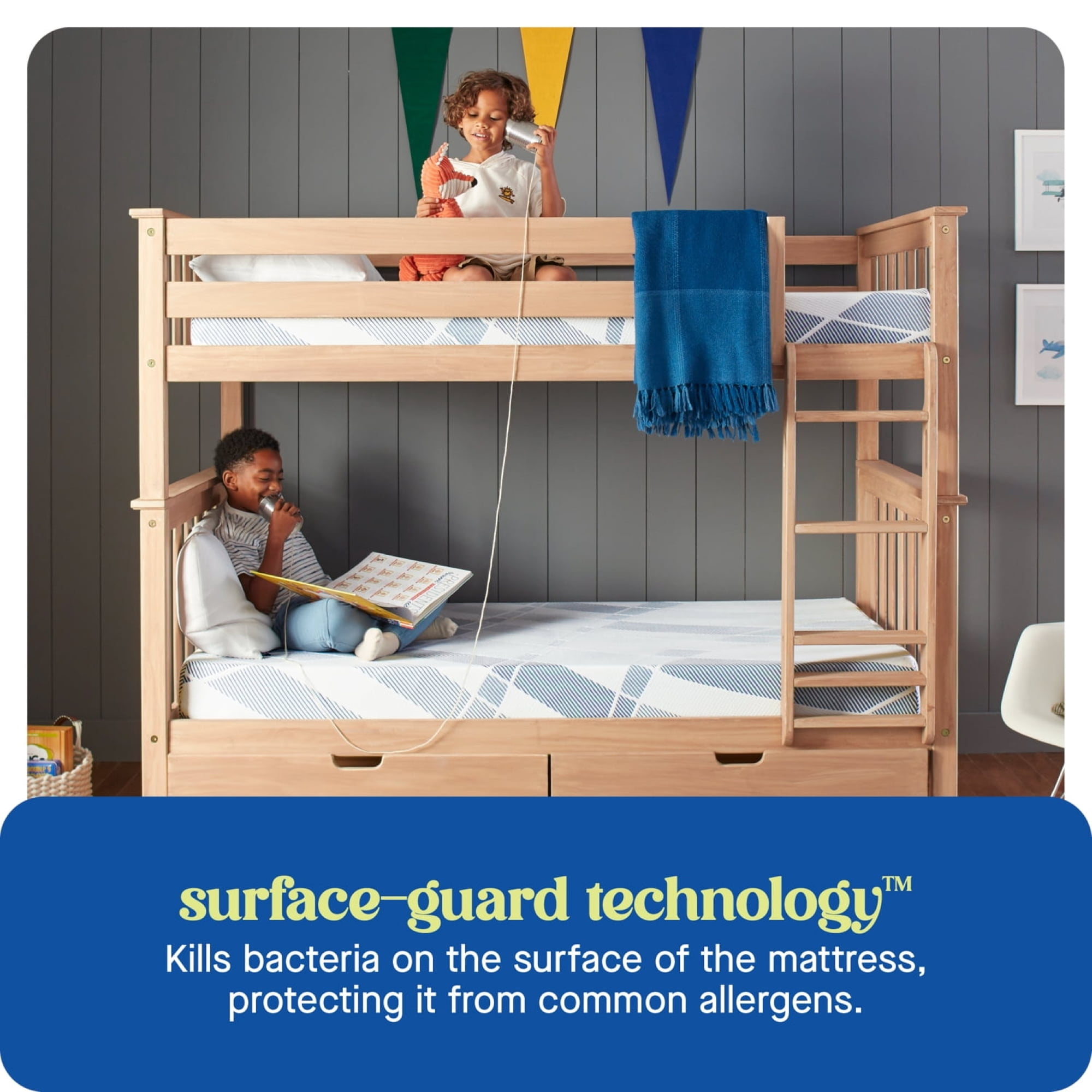 Sealy Dreamlife 8” Twin Gel Memory Foam Mattress-in-a-Box, Adult