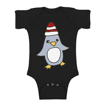 

Awkward Styles Ugly Xmas Baby Outfit Bodysuit Christmas Penguin Cartoon Romper