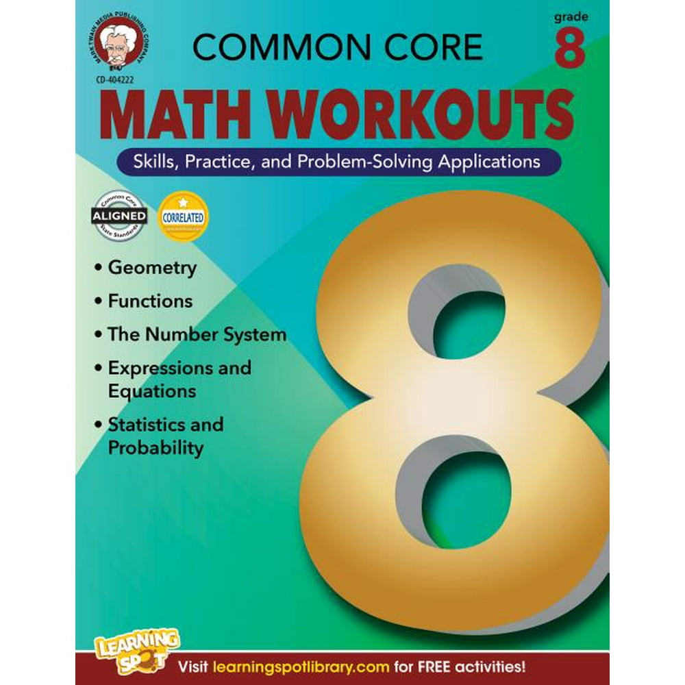15 Minute Common Core Math Workouts Grade 8 with Comfort Workout Clothes