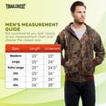 thumbnail image 3 of TrailCrest Men’s Full Zip Up Camo Hoodie Sweatshirt Casual Fashion Sweater Hooded Jacket, 2X, 3 of 7