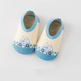 thumbnail image 4 of Toddler Shoes for Unisex Closed Toe Cartoon Printed Floor Socks Anti Soft Sole Breathable Toddler Sneaker for Baby Indoor Outdoor Summer Blue Size 6, 4 of 8