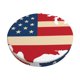 thumbnail image 1 of Disketp American Flag Map Funda Redonda para Taburete, Funda de Cojín para Silla de Bar Suave y Elástica-14 inch, 1 of 7