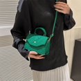 thumbnail image 1 of Bolsos Tipo Cartera Bolso de mujer Bolso de fieltro elegante Bolso bandolera con solapa informal (Verde), 1 of 2