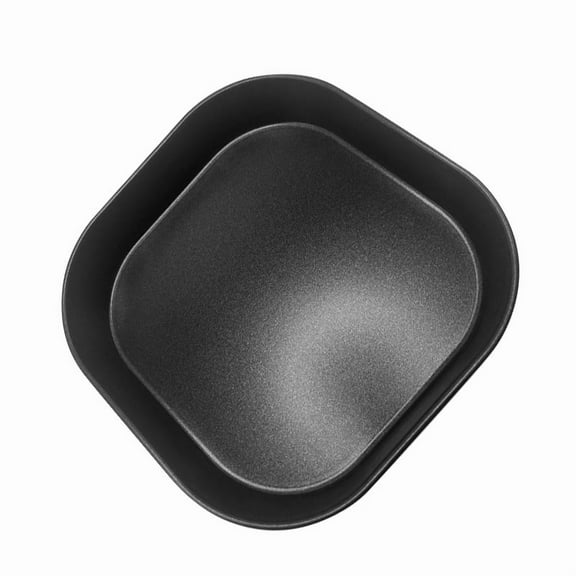 For Air Fryer Accessories Cake Baking Tool 20*20*3.5cm Black