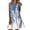 Blue, variant on V Neck Boho Dresses for Women Flowy Aline Sleeveless Casual Floral Dress Summer Fashion Wedding Guest Sundress with Pockets