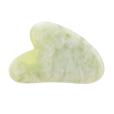 Natural Jade Stone Gua Sha Facial Tool, GuaSha Massage Tool Facial Body Beauty Tool for Therapy Trigger Point Treatment
