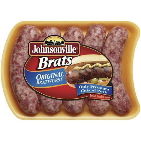 Johnsonville Fresh Pork Sausage Links Bratwurst Original 19oz