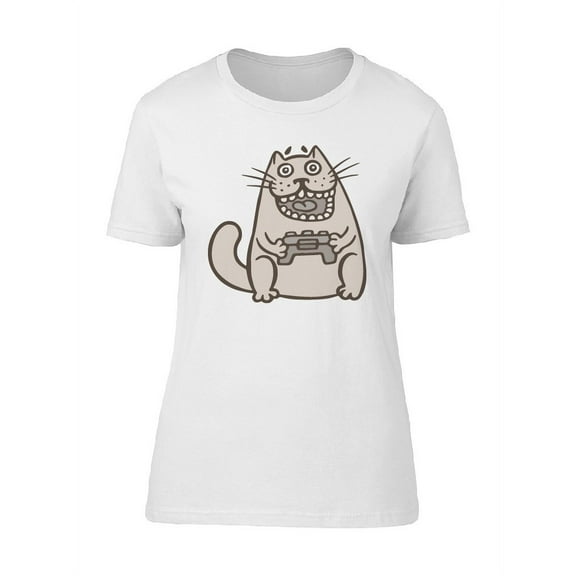 Gamer Cat T-Shirt Men -Image by Shutterstock, Male 4X-Large