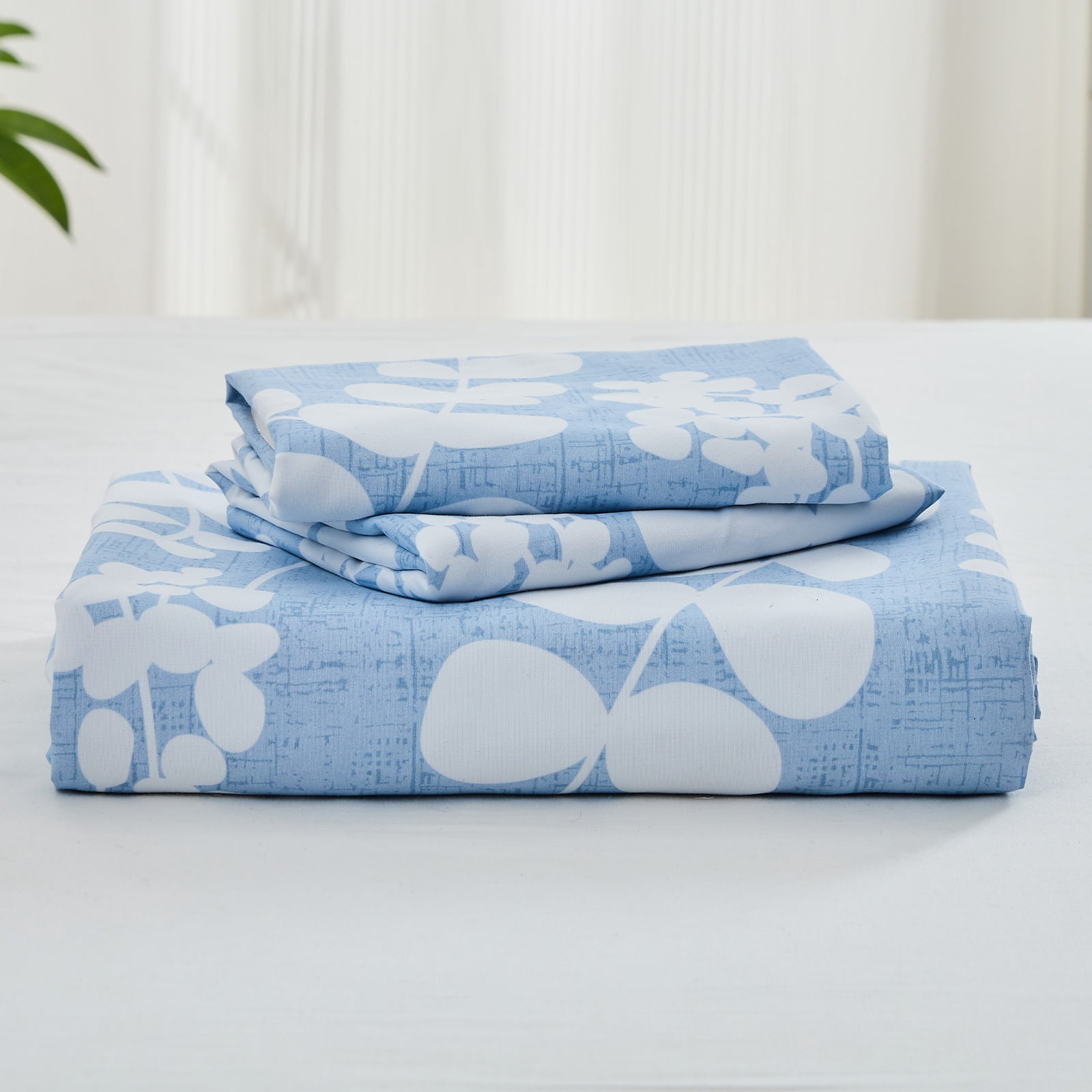 Hitime Twin Duvet Cover Set, Soft & Breathable Microfiber 3 Pieces Twin Bedding Sets, Pattern Twin Comfy Duvet Cover Set, with Zipper Closure (Twin)