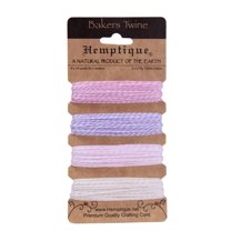 Hemptique Cotton Bakers Twine Card Set, 2-Ply 410'