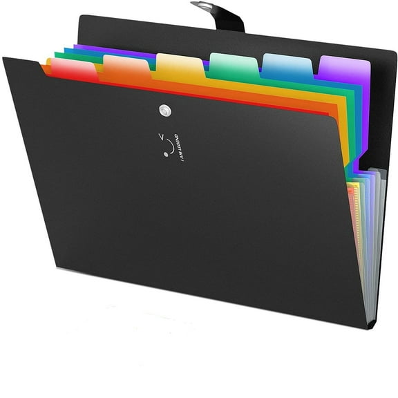 Stibadium Expanding File Folders Letter Size, 7 Pockets Accordion Document Organizer