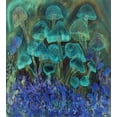 thumbnail image 3 of Ambesonne Psychedelic Duvet Cover Set, Dreamy Mushroom, Queen, Blue Violet and Slate, 3 of 3