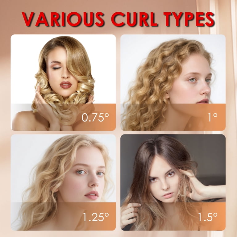 SKIMI 1 Inch Hair Curling Wand, Ceramic Coating photo 7