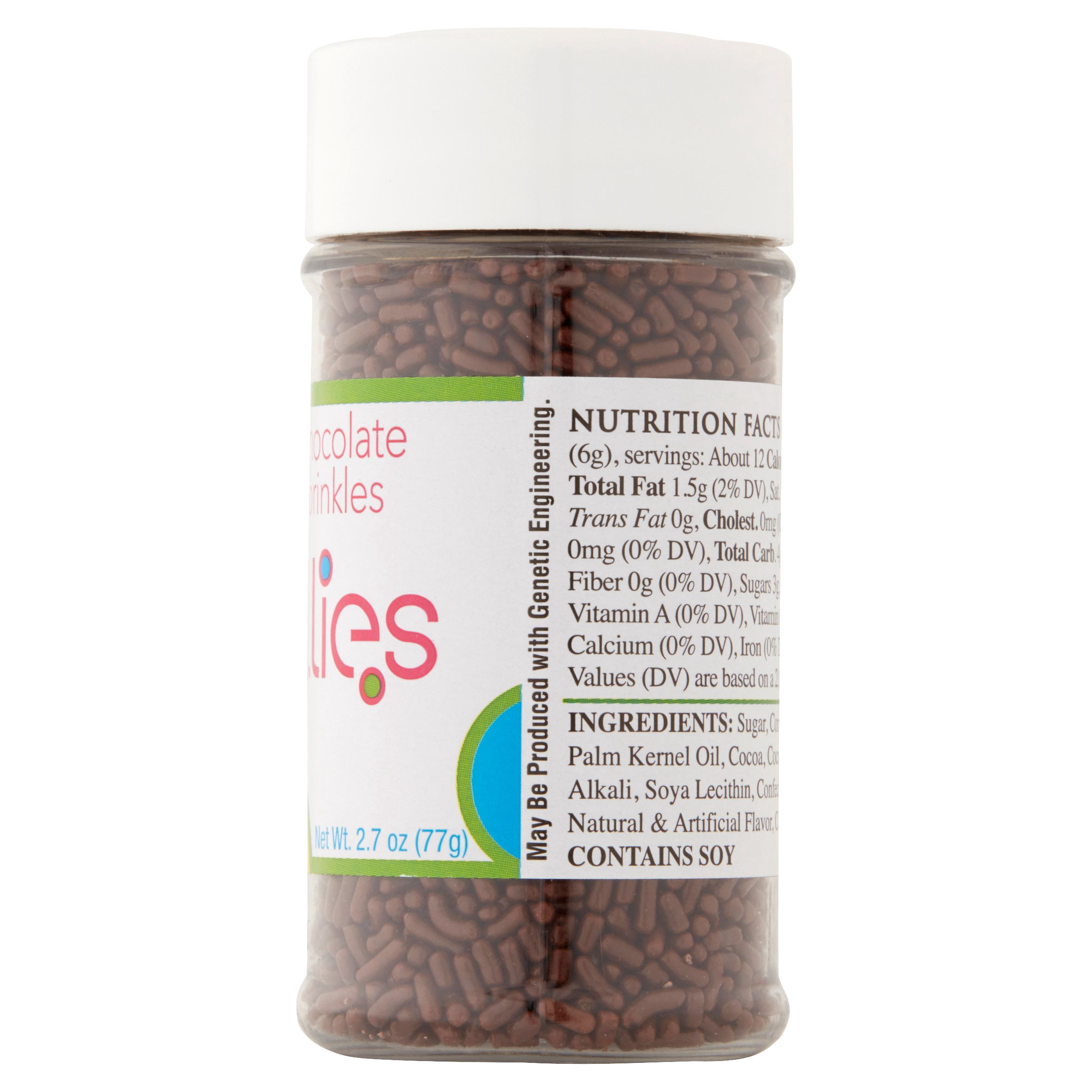 Dallies Chocolate Sprinkles Edible Decor, 2.7 oz