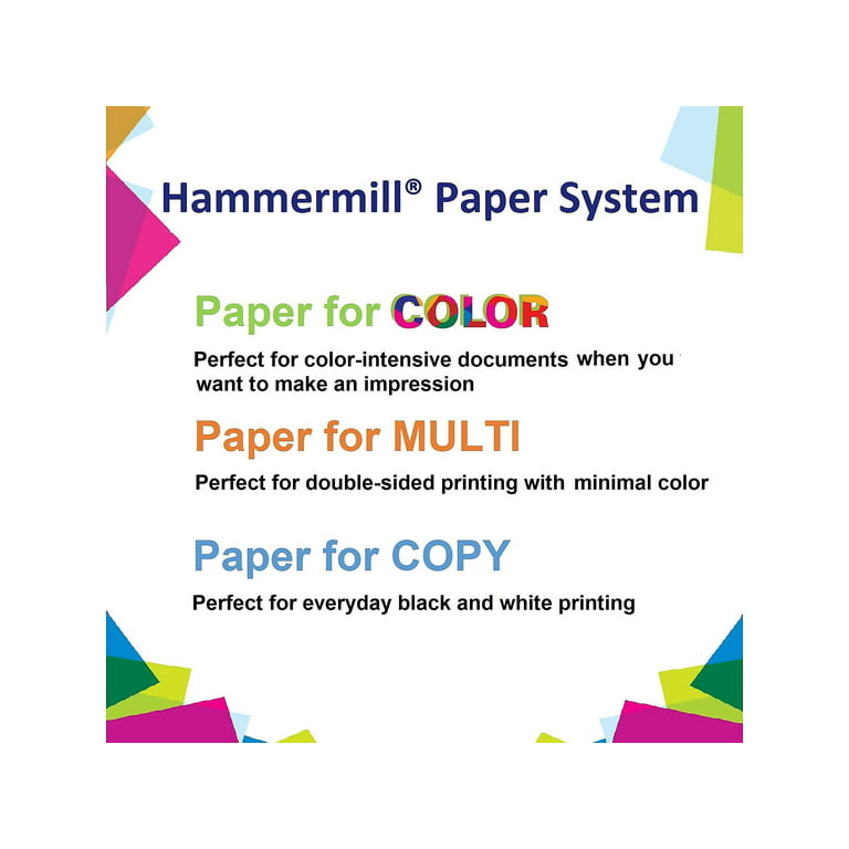 hammermill colored paper, pink printer paper, 20lb, 11x17 paper, ledger  size, 500 sheets / 1 ream, pastel paper, colorful paper 102368r 