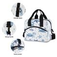 thumbnail image 5 of Insulated Crossbody Lunch Bag 10L Lunch Tote with Adjustable Shoulder Strap for Work Office Picnic Marine Organisms, 5 of 6