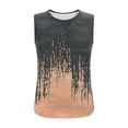 thumbnail image 4 of PNTUTB Women's Casual Fashion Tank Tops Loose Fit Basic Shirts Printed Sleeveless Round Neck Pullover, 4 of 6