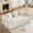78.5" Beige, variant on Wiilayok Convertible Sleeper Sofa Bed,Corduroy Modular Folding Mattress Couch with Fixed-Shape Frame,Comfy Futon Sofa Bed for Living Room, Bedroom(78.7",Black)