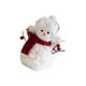 thumbnail image 4 of Muñeco de nieve navideño, muñeco de peluche de punto, decoración navideña decorativa. 10x11cm, 4 of 9