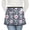 Pioneer Flower Floral-1, variant on Pioneer Flower Floral Print Pattern Server Half Apron with Pockets,22.8 X 11.8 Inch Half Waist Design with Black Trim,Restaurant Waitstaff Uniform